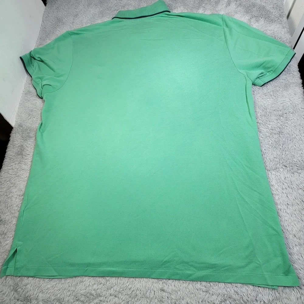 Polo Ralph Lauren Lime Green Shirt Mens XXL  Short Sleeve Cotton